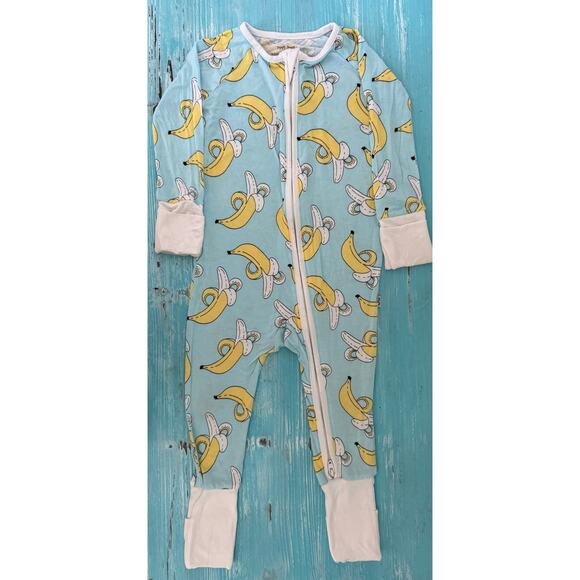 Little Sleepies Bamboo Baby Pajamas Size 6-12 Months - Picture 2 of 6